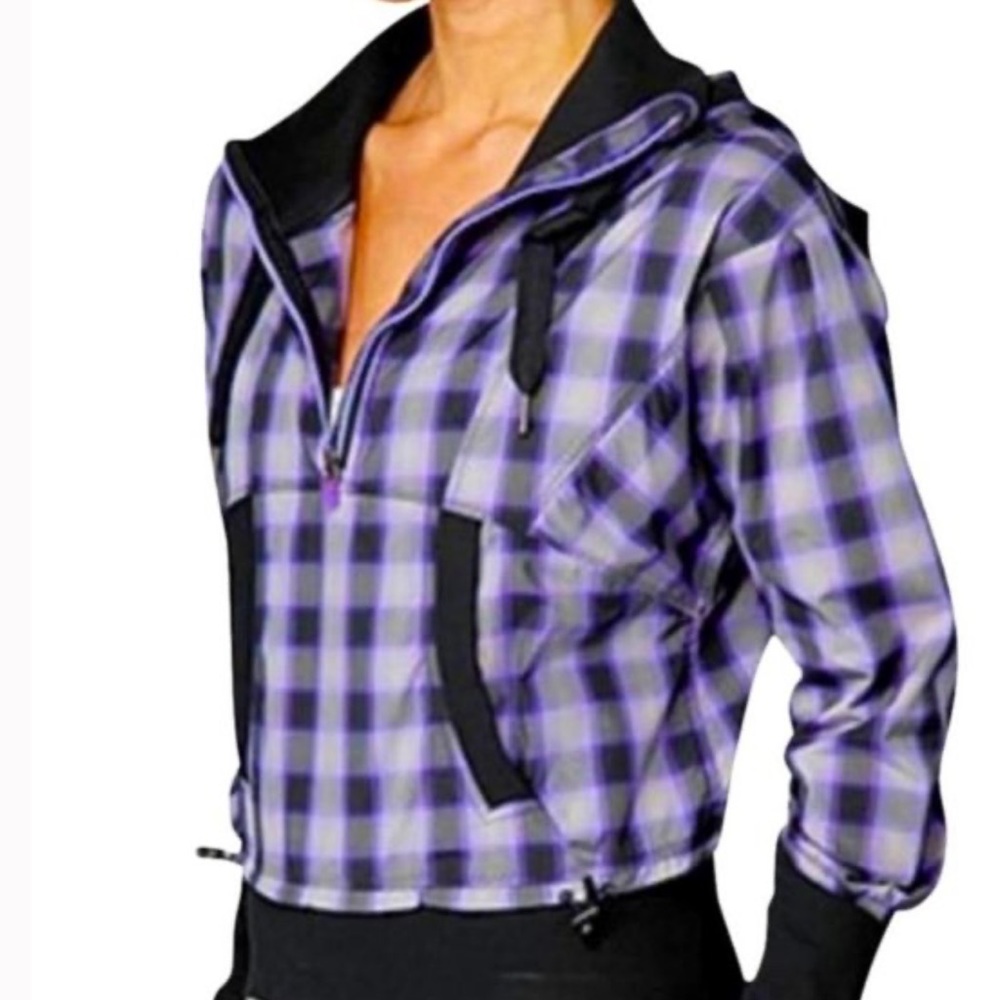 LULULEMON Run: Reflection Pullover running jacket cropped 6